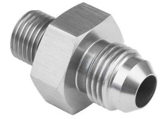 Proflow PFE731-03-03P Fitting Adaptor Male 12mm x 1.50mm to Fitting Adaptor Male -03AN Silver