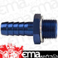 Proflow PFE731-03 Fitting Adaptor Male 12mm x 1.50mm to 1/2" Barb Blue