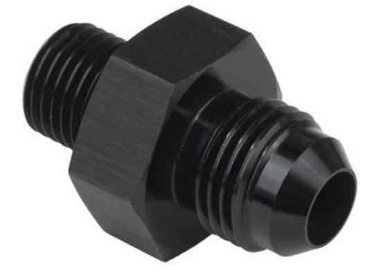 Proflow PFE731-08BK Fitting Adaptor Male 12mm x 1.50mm to Fitting Adaptor Male -08AN Black