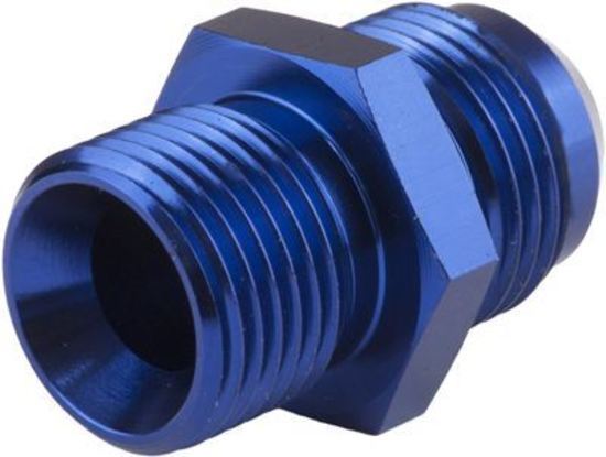 Proflow PFE734-12 Fitting Adaptor Male 18mm x 1.50mm to Fitting Adaptor Male -12AN Blue