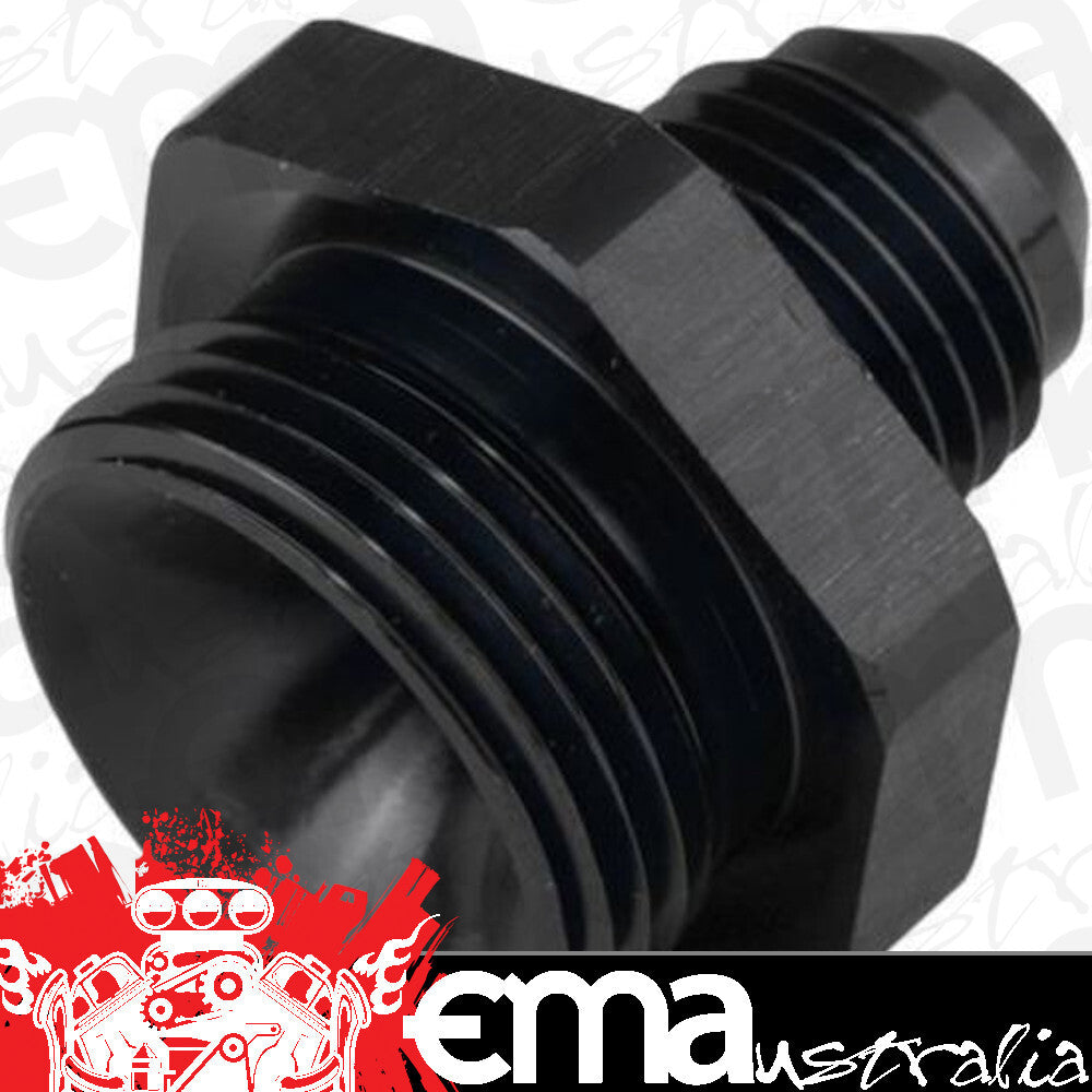 Proflow PFE736-08BK Fitting Adaptor Male 22mm x 1.50mm to Fitting Adaptor Male -08AN Black