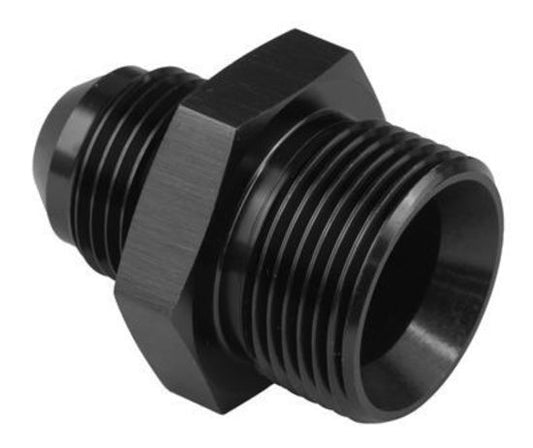 Proflow PFE737-08BK Fitting Adaptor Male 24mm x 1.50mm to Fitting Adaptor Male -08AN Black