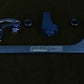 Aeroflow AF64-2001 Billet Throttle Cable Bracket Blue suits 4150 Style