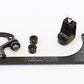 Aeroflow AF64-2001BLK Billet Throttle Cable Bracket Black suits 4150 Style