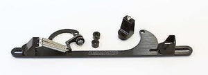 Aeroflow AF64-2001BLK Billet Throttle Cable Bracket Black suits 4150 Style