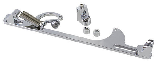 Aeroflow AF64-2001C Billet Throttle Cable Bracket Chrome suits 4150 Style