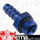 Proflow PFE790-10-08 Fitting adaptor AN 10 Male Hose End to 1/2" Barb Blue