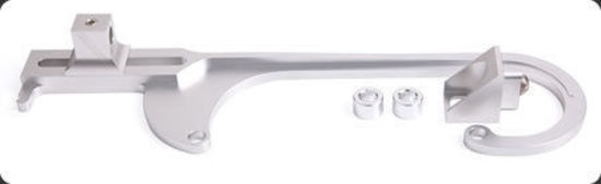 4150 Series Carburetors Billet Throttle Cable Bracket Silver suits Style Aeroflow Performance Products AF64-2001S