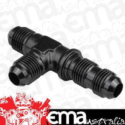 Proflow PFE804-10BK Fitting Adaptor -10AN Flare Bulkhead Run Tee Black