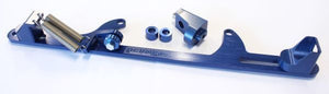 Aeroflow AF64-2002 Billet Throttle Cable Bracket Blue suits 4500 Style