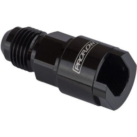 Proflow PFE805-06BK Billet Quick Connect 3/8" to -06AN Male Black