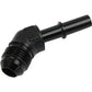 Proflow PFE809-01BK 5/16" Male Fitting Quick Connect 45 Degree to -06AN Male Fitting Black