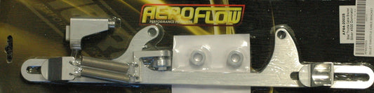 Aeroflow AF64-2002S Billet Throttle Cable Bracket Silver suits 4500 Style