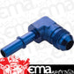 Proflow PFE810-03 3/8" Male Fitting Quick Connect 90 Degree to -08AN Male Fitting Blue