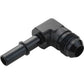 Proflow PFE810-03BK 3/8" Male Fitting Quick Connect 90 Degree to -08AN Male Fitting Black