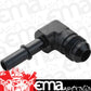 Proflow PFE810-03BK 3/8" Male Fitting Quick Connect 90 Degree to -08AN Male Fitting Black
