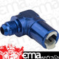 Proflow PFE812-03 3/8" Female Fitting Quick Connect 90 Degree to -08AN Male Blue