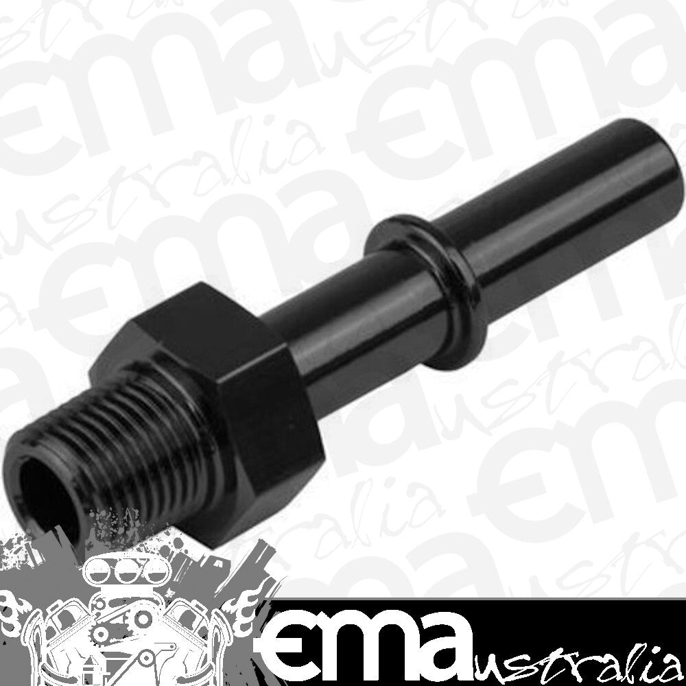 Proflow PFE813-02BK Fitting Male 5/16 Quick Connect to 1/8" NPT Male Black