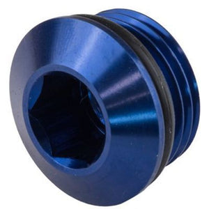 Proflow PFE814-04 AN Port Plug Low Profile Allen Key -04AN Blue