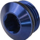 Proflow PFE814-M10 AN Port Plug Low Profile Allen Key M10 x 1.0 Blue