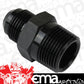 Proflow PFE816-03BK Adaptor Male -03AN to 1/8" NPT Straight Black