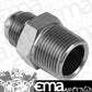 Proflow PFE816-04-04P Adaptor Male -04AN to 1/4" NPT Straight Silver
