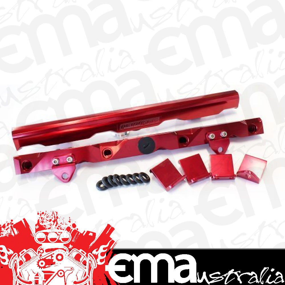 Aeroflow AF64-2007R LS7 Fuel Rails Red