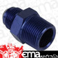 Proflow PFE816-20 Adaptor Male -20AN to 1 1/4" NPT Straight Blue