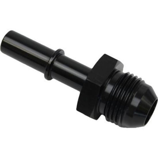 Proflow PFE817-03BK 3/8" Fitting Male Quick Connect to -08AN Fitting Male Black