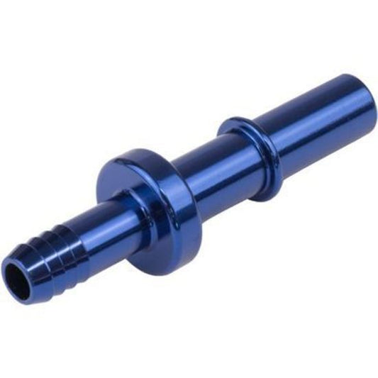 Proflow PFE817-04 3/8" Fitting Male Quick Release to 8mm Barb Blue