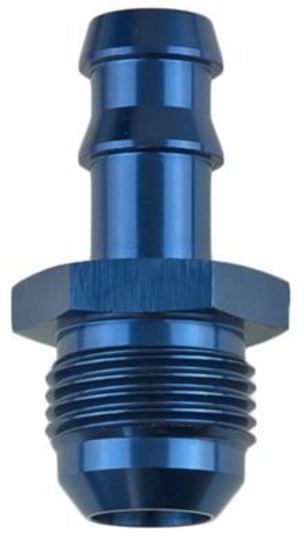 Proflow PFE817-08-10 1/2" Fitting Male Barb to -10AN Adaptor Blue