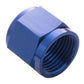 Proflow PFE818-06 Aluminium Tube Nut AN For 3/8" Tube Blue