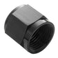 Proflow PFE818-06BK Aluminium Tube Nut AN For 3/8" Tube Black
