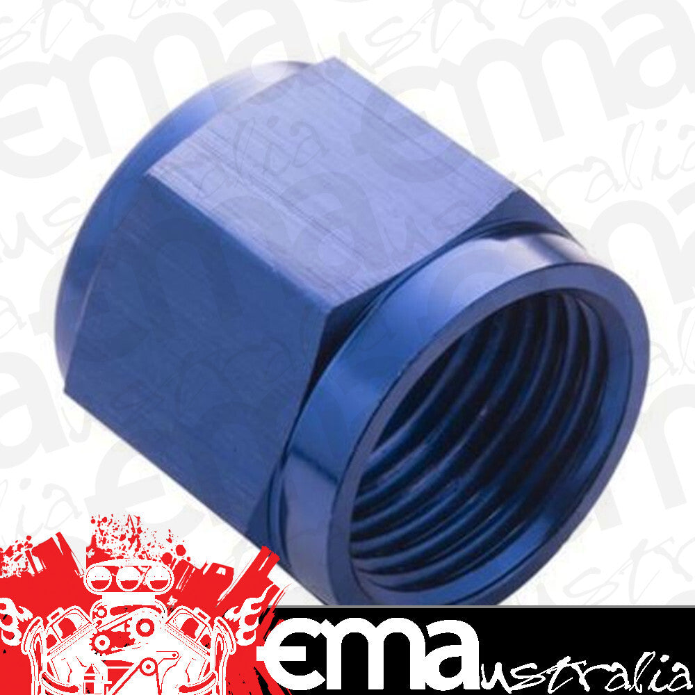 Proflow PFE818-08 Aluminium Tube Nut AN For 1/2" Tube Blue