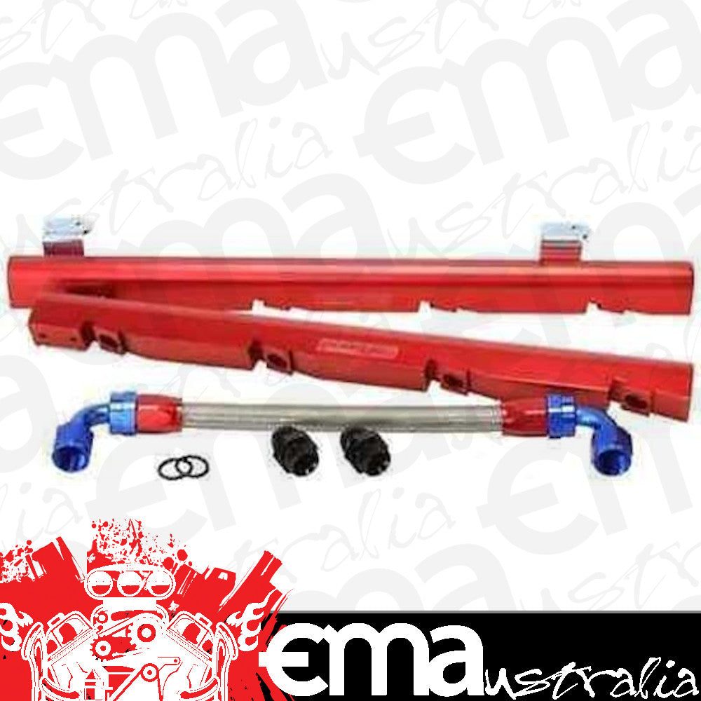 Aeroflow AF64-2008R Holden 5L Efi Rail Kit Red