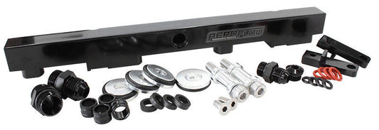 Aeroflow AF64-2009BLK Fuel Rail Kit Suit Sr20 S13 Black Color
