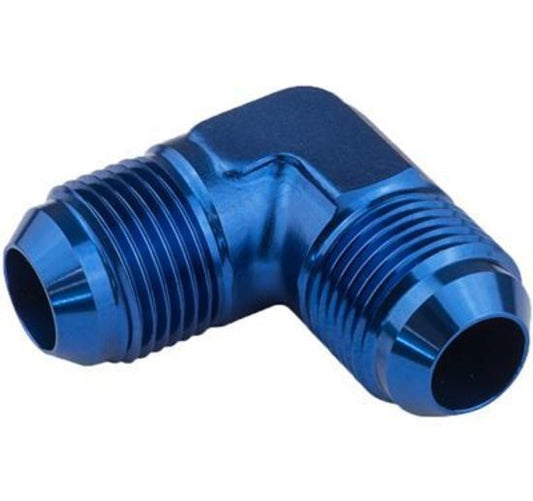 Proflow PFE821-08 Flare Union -08AN 90 Degree Union Blue