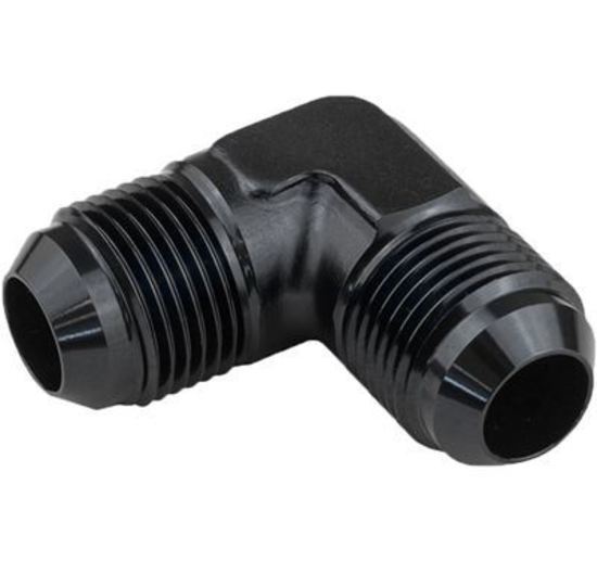 Proflow PFE821-08BK Flare Union -08AN 90 Degree Union Black