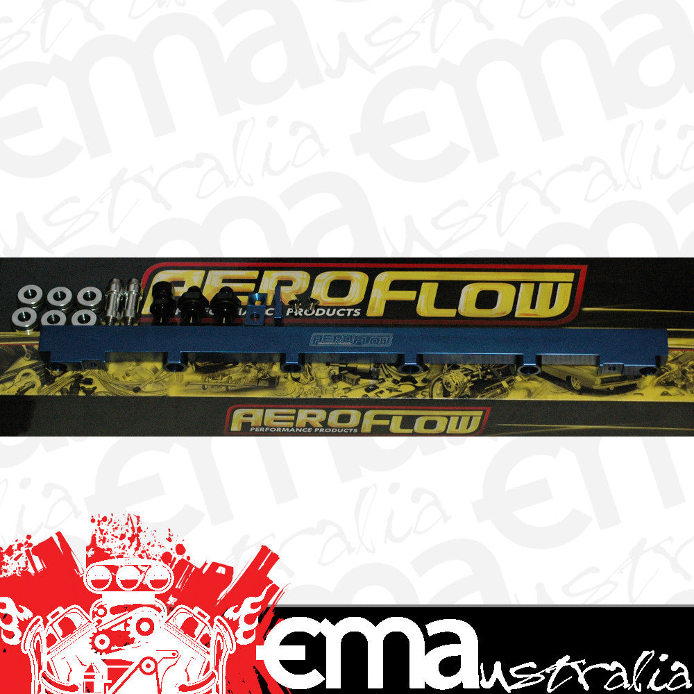 Aeroflow AF64-2010 Fuel Rail Kit Rb25 Blue