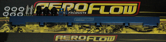 Aeroflow AF64-2010 Fuel Rail Kit Rb25 Blue