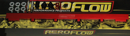 Aeroflow AF64-2010R Fuel Rail Kit Rb25 Red