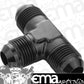 Proflow PFE824-04BK Male Flare Union Adaptor -04AN Flare Tee Black