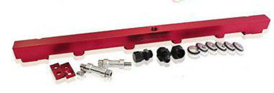 Aeroflow Performance Products AF64-2011R Fuel Rail Kit Rb26 Dett - 14mm Red