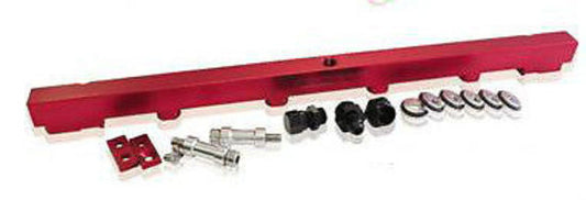 Aeroflow AF64-2011R Fuel Rail Kit Rb26 Dett - 14mm Red
