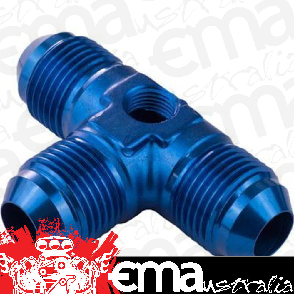 Proflow PFE824-08G Male Flare Union Adaptor -08AN Flare Tee w/1/8" NPT Port