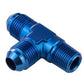 Proflow PFE826-08 Flare Flare Union Adaptor -08AN to 3/8" NPT On Run Blue