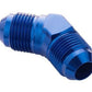 Proflow PFE827-06 Male Flare Union Adaptor -06AN 45 Degree Union Blue