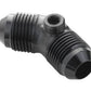 Proflow PFE827-08GBK Male Flare Union Adaptor -08AN 45 Degree Union w/1/8" NPT Port Black