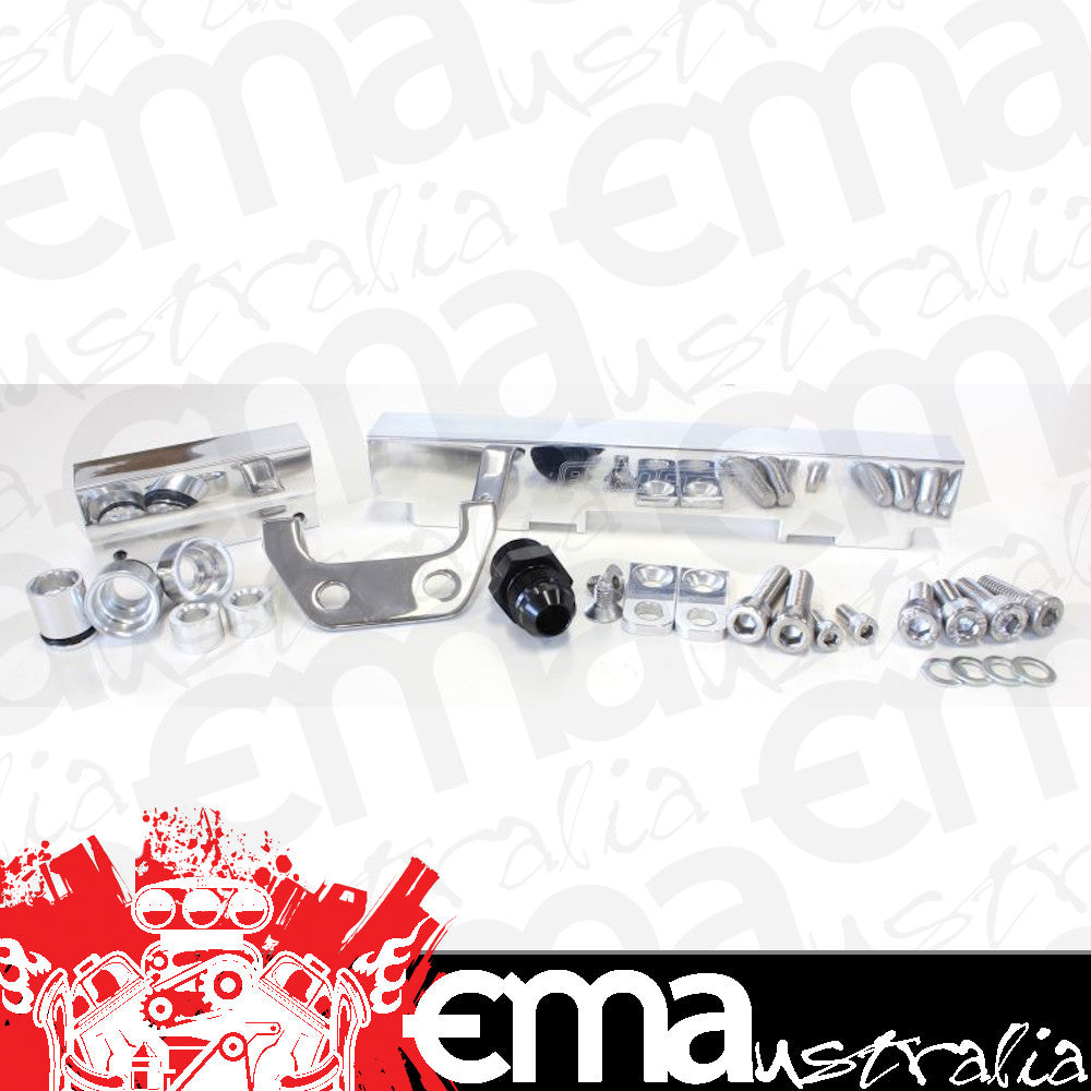 Aeroflow AF64-2013P Rotary Fuel Rail Kit Series 4 & 5 Polished for Mazda