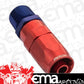 Proflow PFE830-06-02 Fitting Male Hose End Straight 1/8" NPT to -06AN Hose Blue